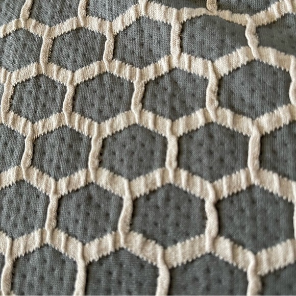 Pixley Eileen Honeycomb Stitch Fix Top tank gray off white size M - Picture 9 of 9